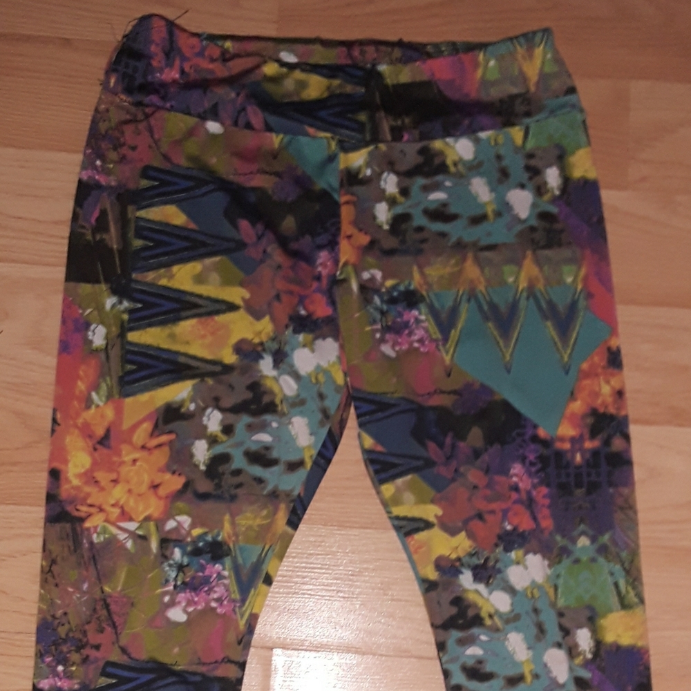 Colorful exercise pants